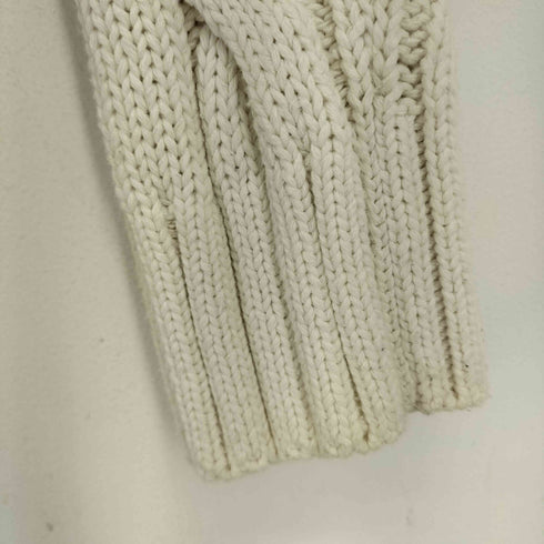 ザラ ZARA Vネック ケーブルニット メンズ  M